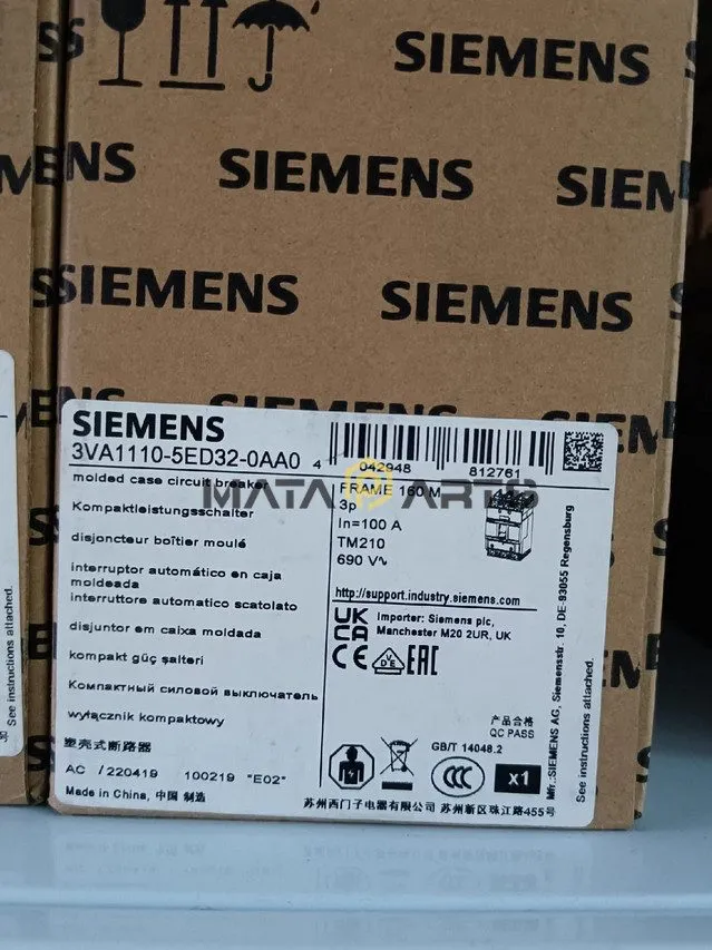 Автоматический выключатель Siemens circuit breaker 3VA1110-5ED32-0AA0