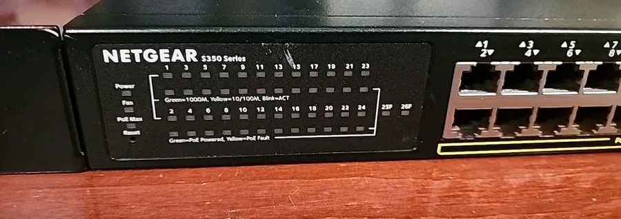 Коммутатор Netgear GS324TP S350 Series 24-Ports Smart Managed POE Pro Switch — фото лота 1