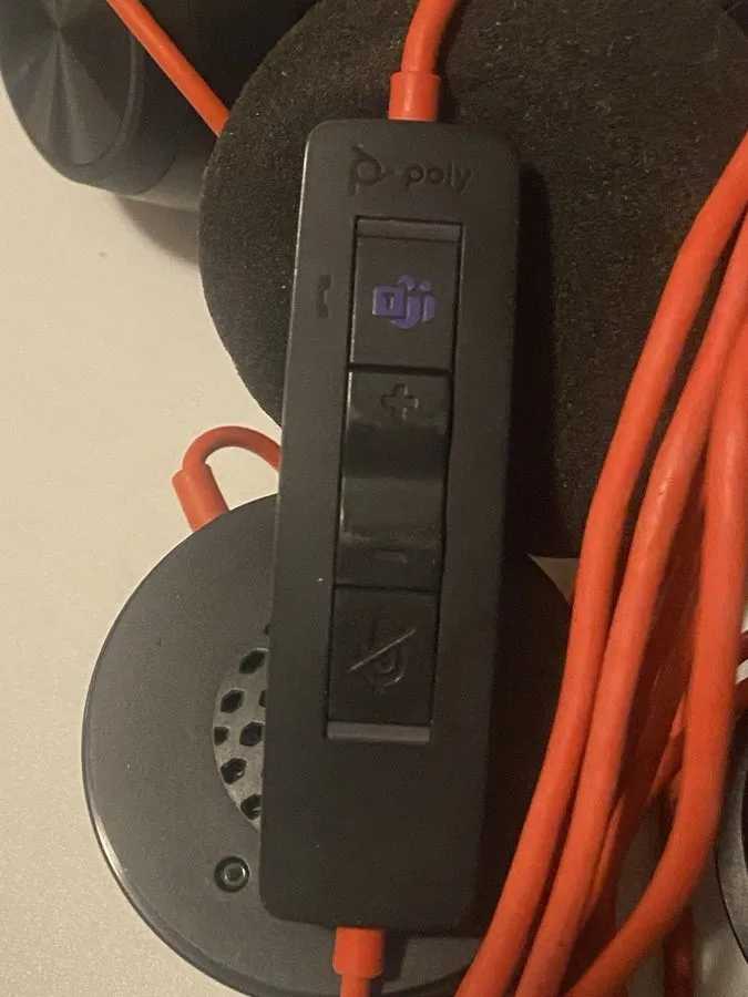 PLANTRONICS Poly BLACKWIRE HEADSET 3320 BW3320-M USB-C Boom Mic