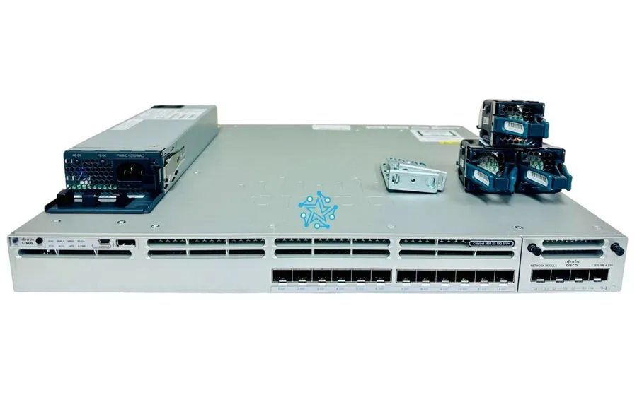 Коммутатор Cisco Catalyst WS-C3850-16XS-E 12 SFP+ Port Stackable+C3850-NM-4-10G 