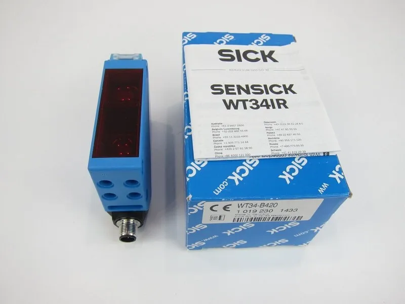 Фотоэлектрический датчик Sick WT34-B420 Photoelectric Sensor 1019230