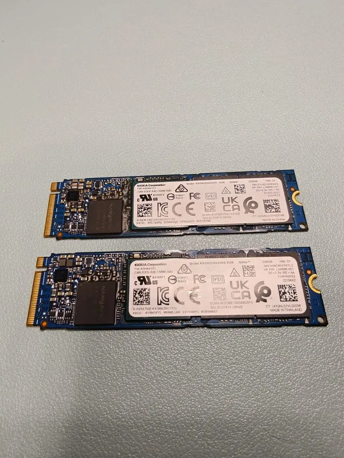 SSD-накопитель Kioxia BG4 256GB NVMe SSD Solid State Drive KBG40ZNV256G