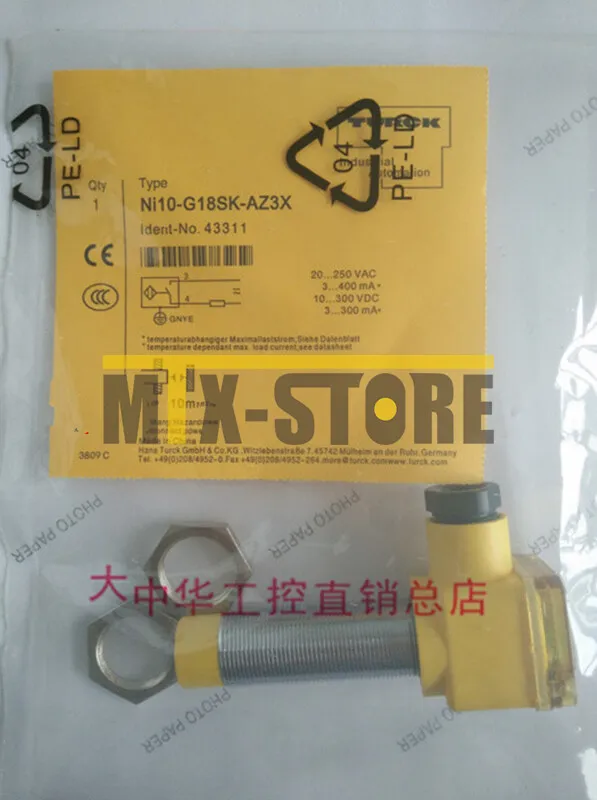 Датчик приближения TURCK NI10-G18SK-AZ3X Sensor&Proximity Switch