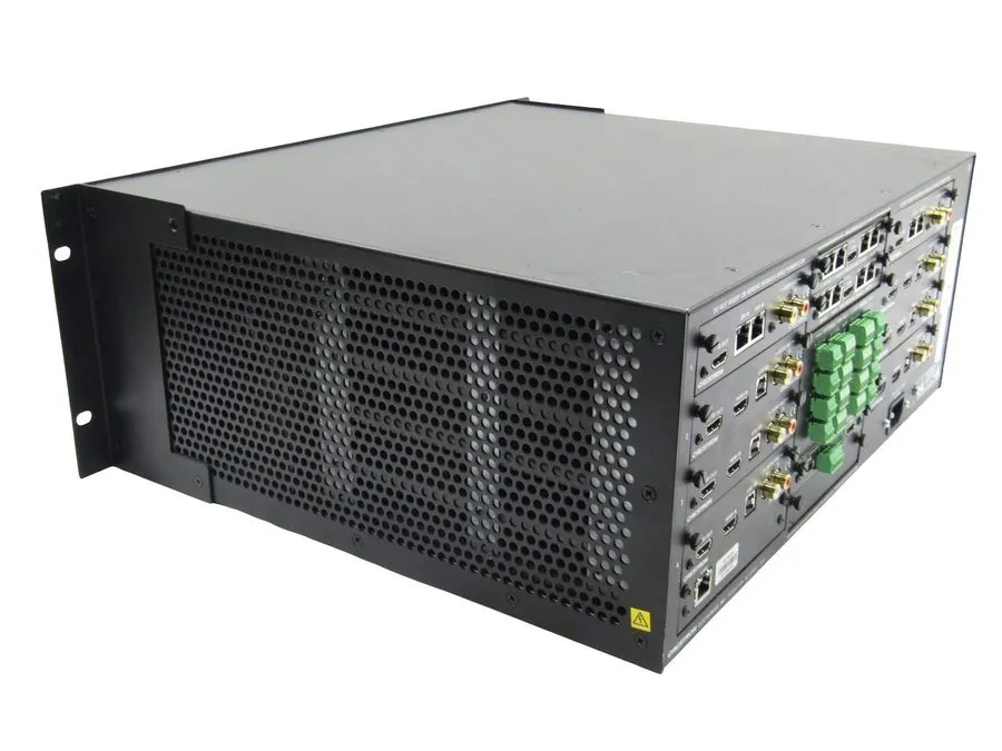 Видеокоммутатор Crestron DM-MD8X8-RPS 8x8 Media Switcher w/ 4K DSP & Fiber Cards