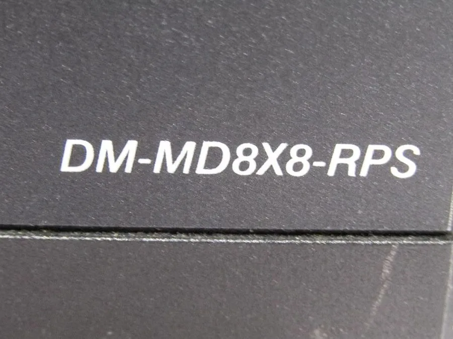 Видеокоммутатор Crestron DM-MD8X8-RPS 8x8 Media Switcher w/ 4K DSP & Fiber Cards — фото лота 4