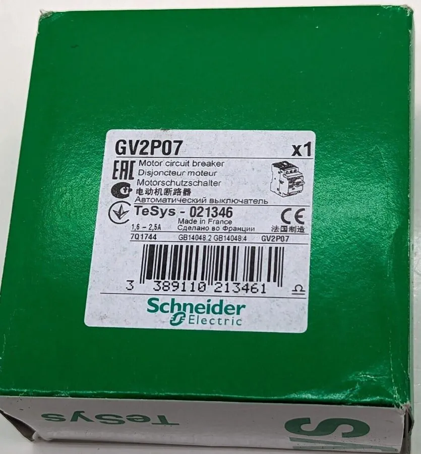 Автоматический выключатель Schneider Electric GV2P07 Motor Circuit Breaker 1.6–2