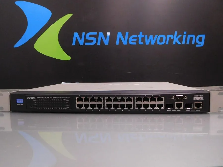 Коммутатор Cisco Linksys SRW224P 24-Port 10/100 Managed 2-Port Gigabit PoE Switc