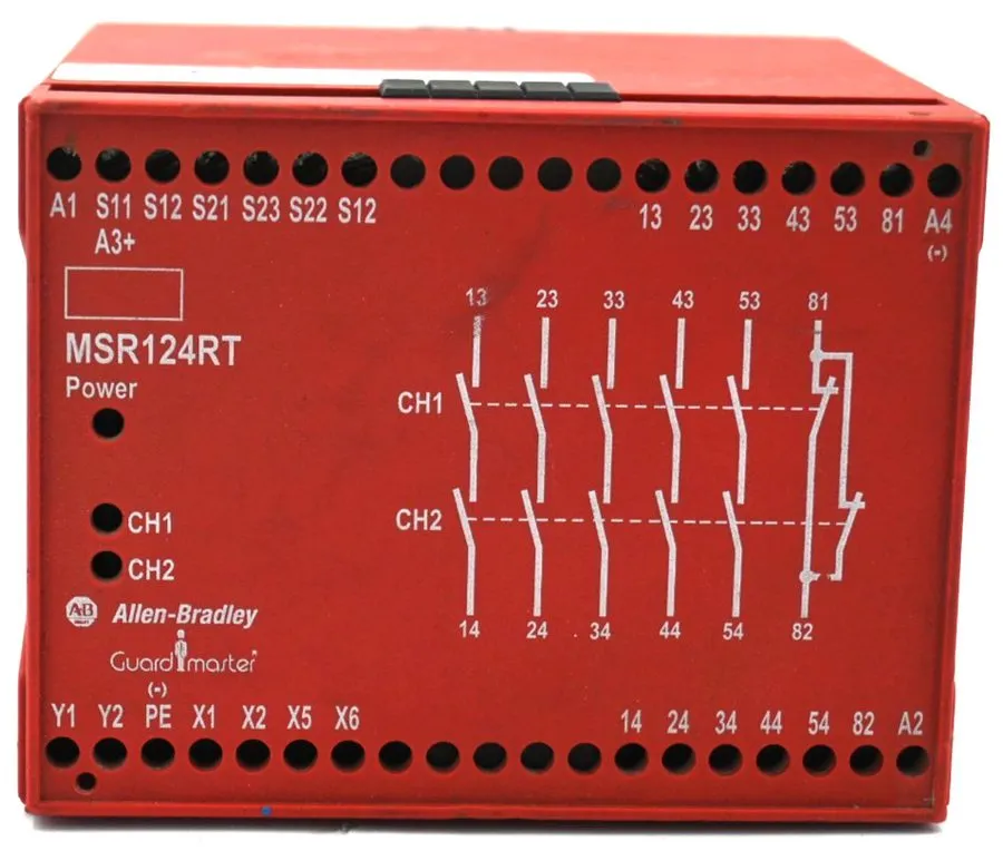 Реле безопасности Allen-Bradley MSR124RT Guardmaster Safety Relay Ser. A