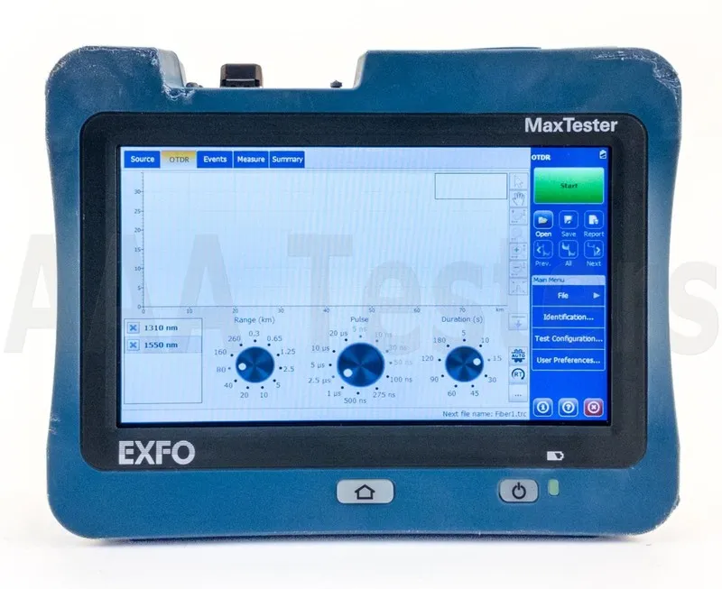 Тестер EXFO MAX-720B MaxTester SM Fiber iOLM OTDR Tester — фото лота 1