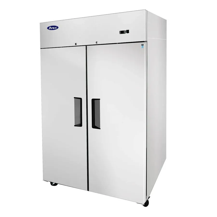 Морозильный шкаф 2 Door 52" Freezer Solid Stainless Steel Reach In NSF Atosa MBF