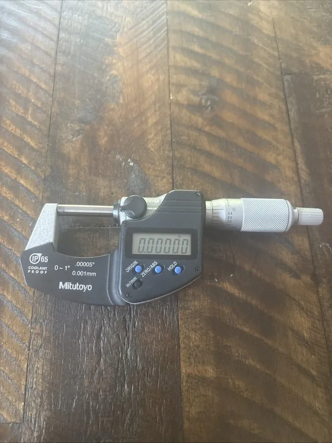 Микрометр Mitutoyo 293-340 Digimatic Micrometer, 0-1"/0-25mm Range, .00005"/0.00