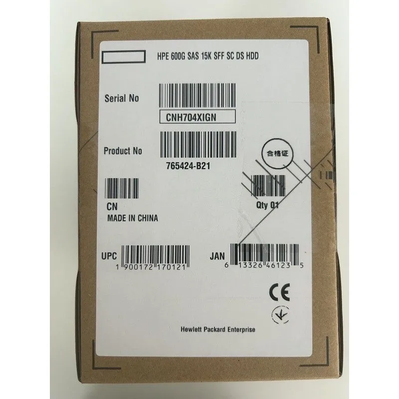 Жёсткий диск HP 765867-001 765424-B21 600GB 3.5"SAS 12G 15K SC ENTERPRISE Hard D
