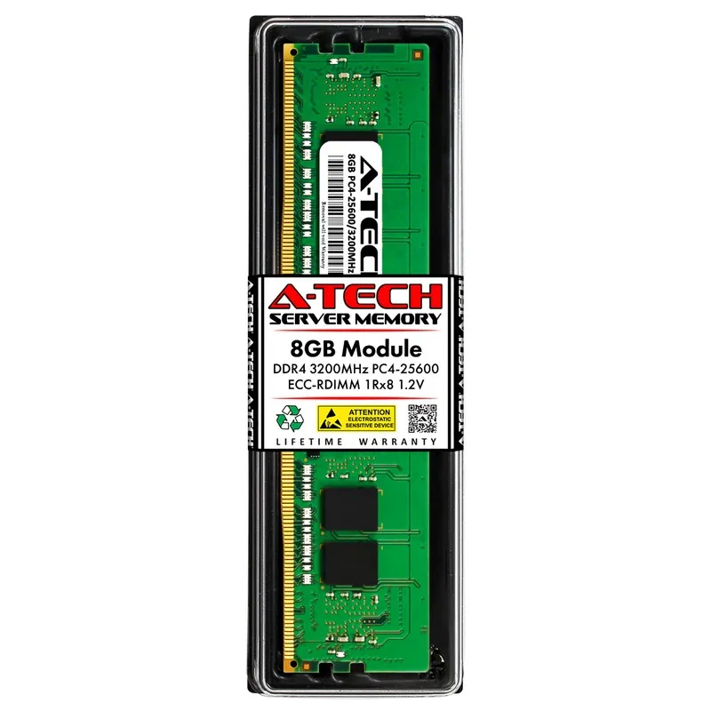 Модуль памяти A-Tech 128GB 4x 32GB 2Rx4 PC4-25600R RDIMM DDR4 3200 ECC REG Serve
