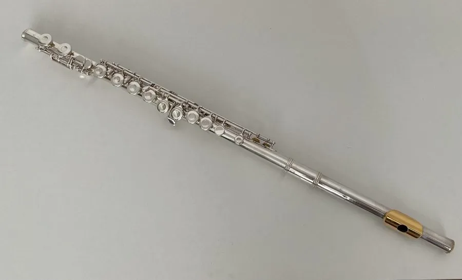 Лабораторный прибор Gemeinhardt 2S Flute Solid Sterling Silver Custom 24k-gold p — фото лота 2