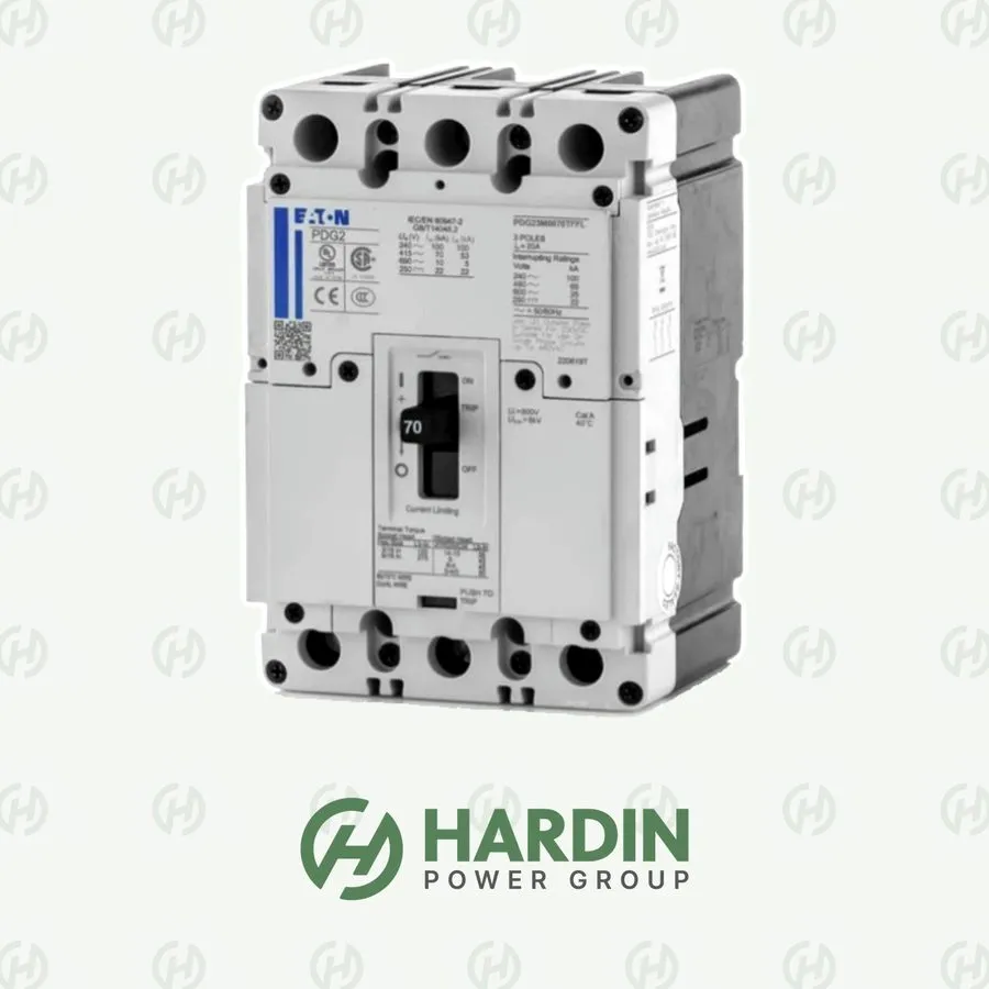 Автоматический выключатель Eaton PDG23M0070TFFL Circuit Breaker PDG2, 3P 70A 600
