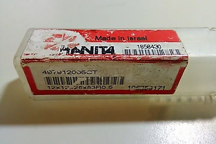 Режущий инструмент HANITA 12mm Center cut Carbide End Mill 12x12x26x83R0.5 18584 — фото лота 2