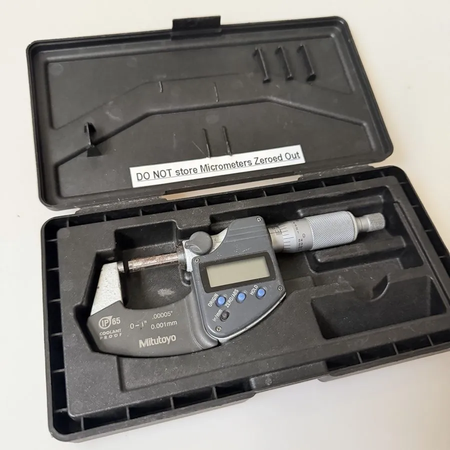 Микрометр Mitutoyo 293-340-30 Digital Micrometer Coolant Proof IP65 0-1" 0.00005
