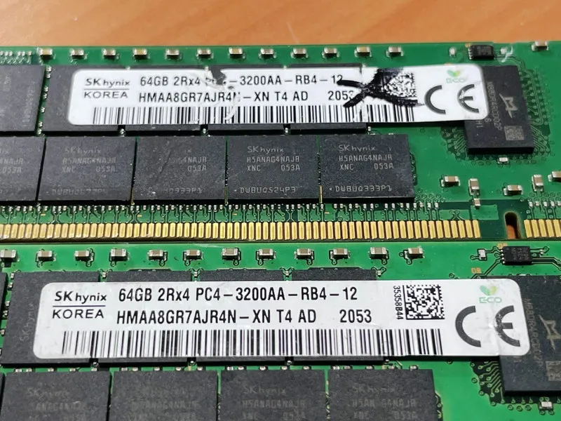 Модуль памяти 2x HMAA8GR7AJR4N-XN HYNIX 64GB 2RX4 PC4-3200AA DDR4-3200MHz ECC RD
