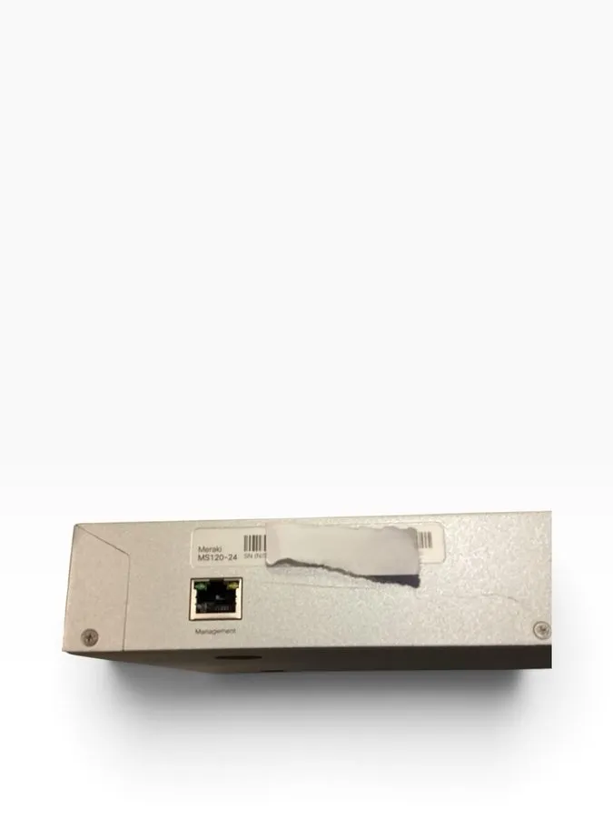 Коммутатор Cisco Meraki MS120-24P 24-Port Rack-Mountable Ethernet Switch UNCLAIM