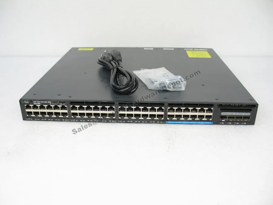 Коммутатор Cisco WS-C3650-12X48UQ-E 48-Port POE Gigabit 12x MGIG w/ Power