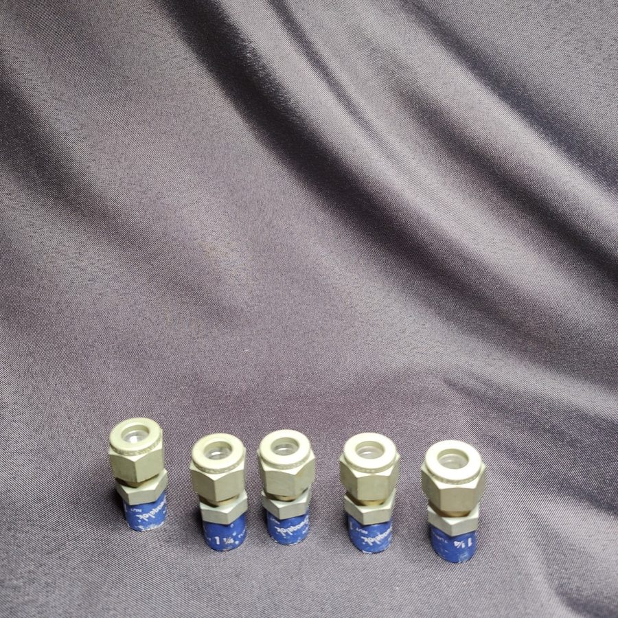 Фитинг Qty-5 Swagelok A-600-1-6 Aluminum Tube Fitting Male Connectors 3/8Tube X  — фото лота 1