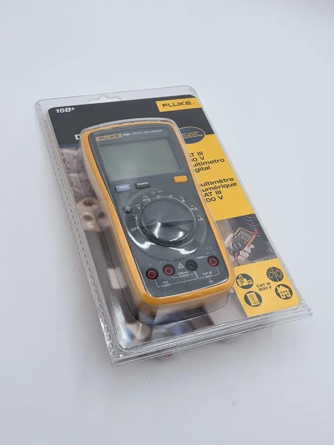Тестер Fluke 15B+ CAT III 600V Digital Multimeter #8589