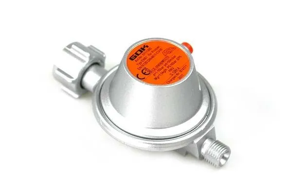Трубопроводная арматура Propane gas pressure regulator 50mbar with pressure gaug — фото лота 1