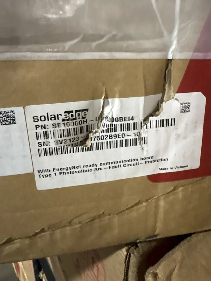 Инвертор Solaredge SE10000HUS000BNU4 Single Phase Inverter — фото лота 1