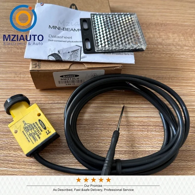 Фотоэлектрический датчик BANNER SM312LV MINI BEAM PHOTOELECTRIC SENSOR 10-30VDC