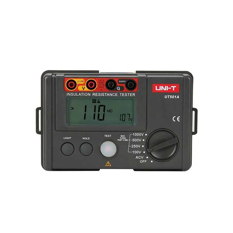 Тестер UNI-T Digital Megohmmeter UT501A Insulation Resistance Tester Black