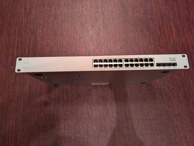 Коммутатор Cisco Meraki MS220-24P 24-Port PoE Gigabit Managed Switch Rackmount G