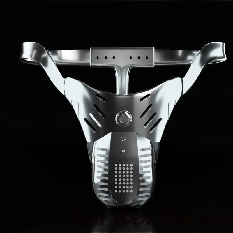 Такелажная скоба White 3DResin Male Customizable Chastity Belt Cage Lock Shackle — фото лота 2