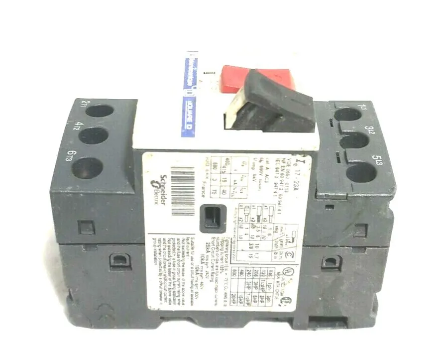 Автоматический выключатель Manual Motor Starter Button GV2ME21 motor circuit bre — фото лота 1