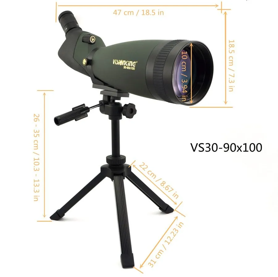 Оборудование видеонаблюдения Barska 30-90x100 WP Gladiator Spotting Scope + Trip — фото лота 2