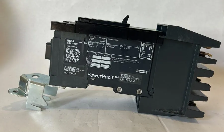 Автоматический выключатель Square D Schneider Electric BDA260305 30 Amp 2 Pole 4 — фото лота 2