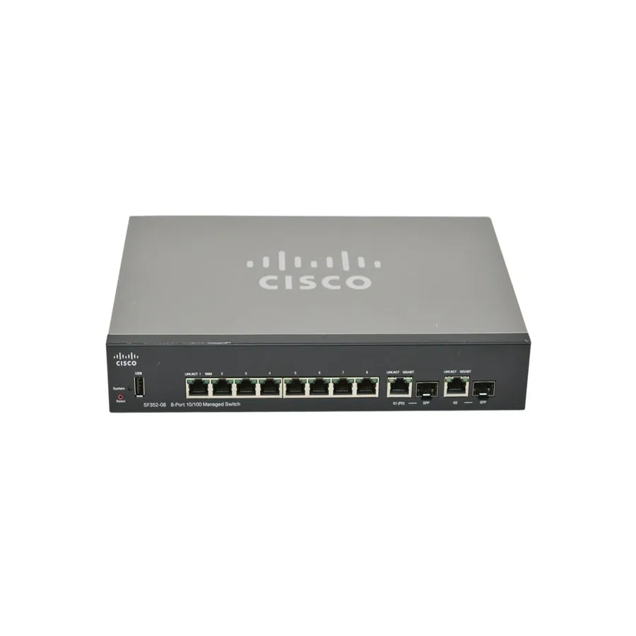 Коммутатор Cisco SF352-08-K9 8-Port 10/100 Managed Switch