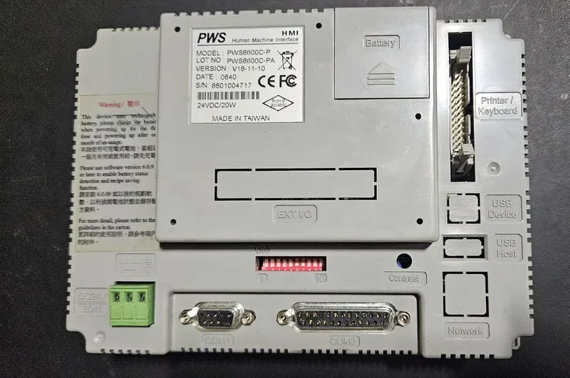 Панель оператора Hitech PWS6600C-P HMI Touch Screen Touch Panel — фото лота 1