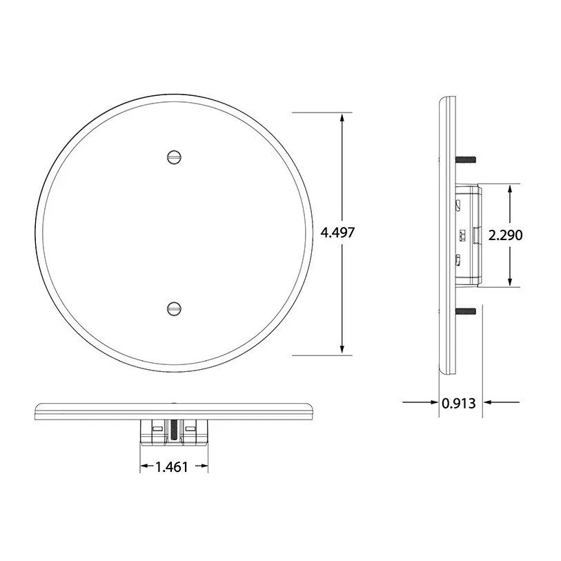 Коммутатор BEA 10MS31R Magic Switch® Round Hand Wave Motion Sensor Kit w/ Jamb P — фото лота 1