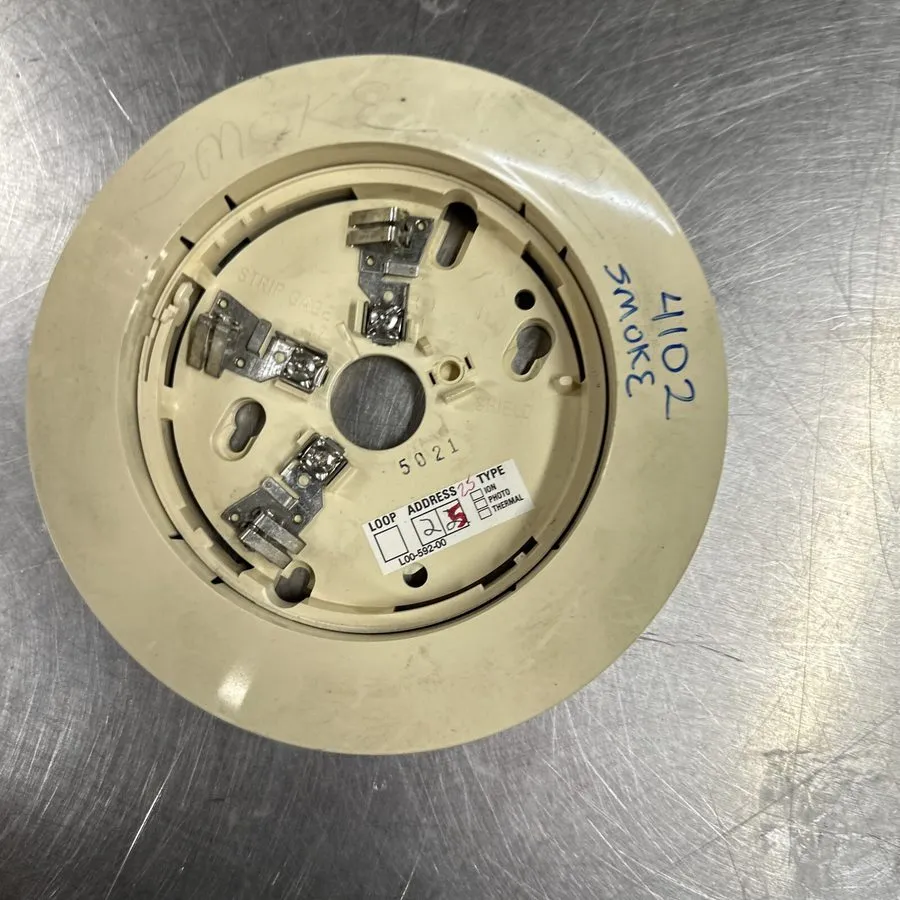 Оборудование пожарной сигнализации EDWARDS ADDRESSABLE HEAT DETECTOR EST 5551f W — фото лота 1