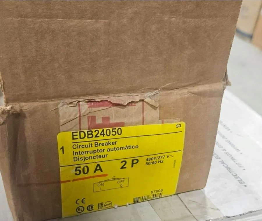 Автоматический выключатель Square D EDB24050 50A 480V 2P Bolt On Circuit Breaker