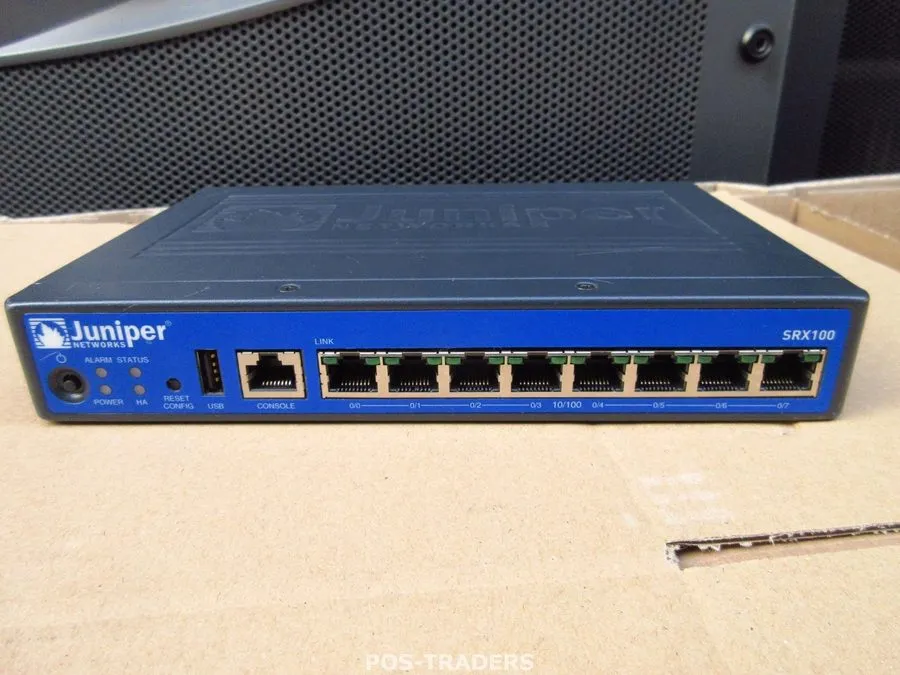 Межсетевой экран Juniper SRX100H 8-Port Service Gateway Network Security Router 