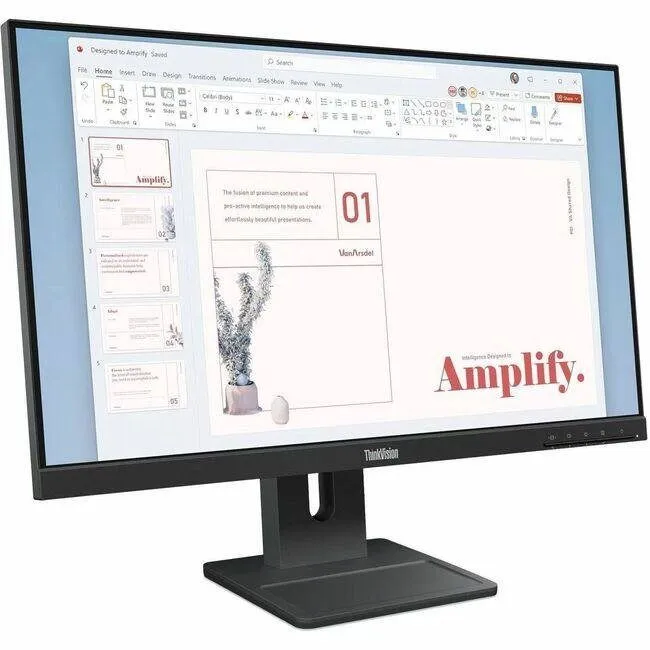 Монитор Lenovo ThinkVision E24-40 24 Class Full HD LED Monitor 16:9 Raven Black
