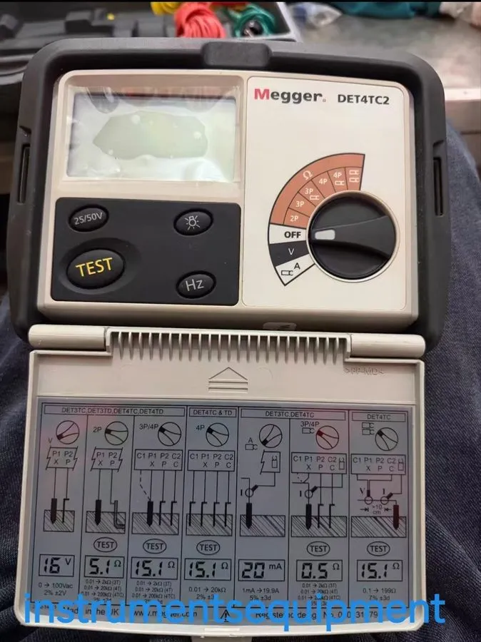 Тестер Megger DET4TCR2 Resistance Tester
