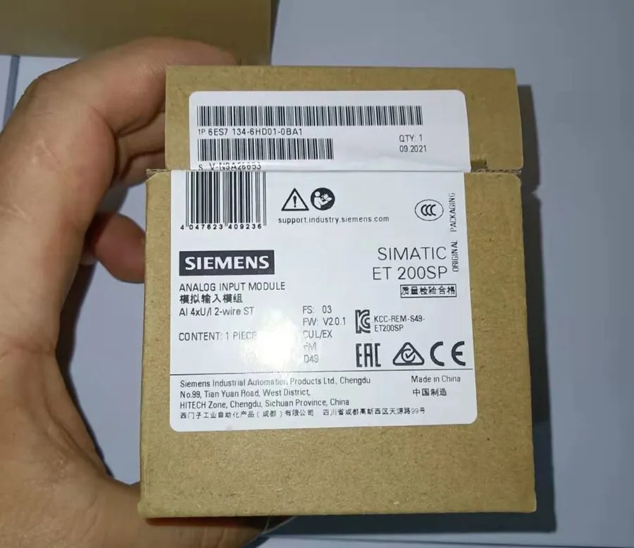 Модуль ввода-вывода Siemens Simatic S7 Analog Input ET 200SP 6ES7134-6HD01-0BA1