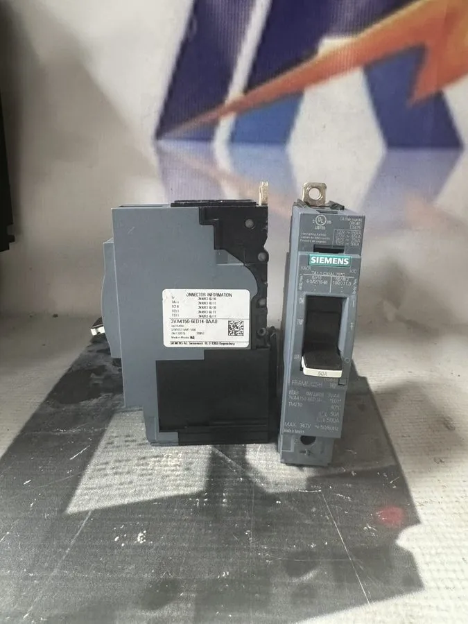 Автоматический выключатель Siemens 3VA4150-6ED14-0AA0 1p 50a 65k Circuit Breaker