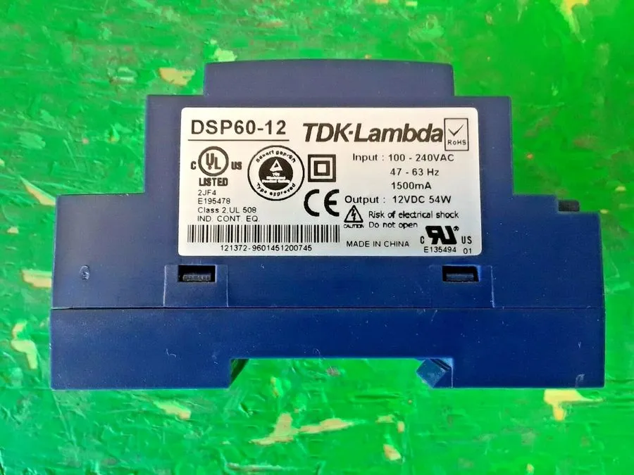 Блок питания TDK-Lambda DSP60-12 AC DC DIN Rail Power Supply 100-240VAC IN 12V 5
