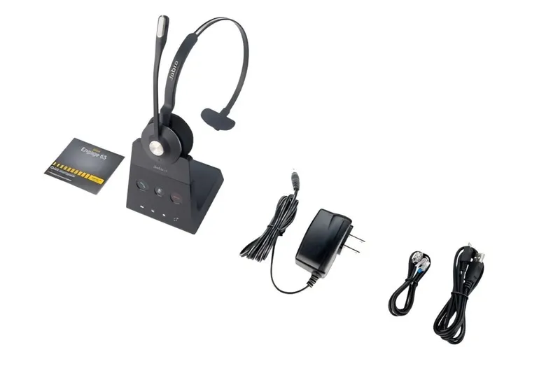 VoIP-шлюз Jabra ENGAGE 65 SE Mono Black Over the Ear Wireless Headset 9653-553-1 — фото лота 1