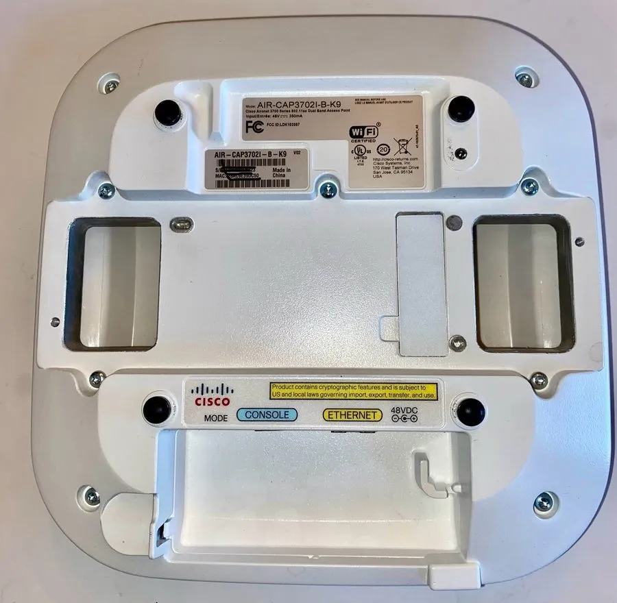 Точка доступа Wi-Fi Cisco Aironet 3702I Wireless Access Point AIR-CAP3702I-B-K9 