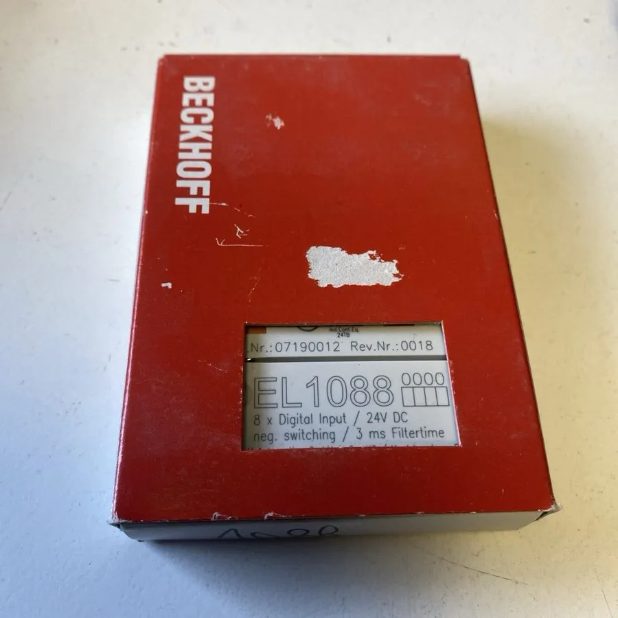 Модуль ввода-вывода Beckhoff EL1088 EtherCat 24VDC 8-Channel Digital Input Termi — фото лота 1