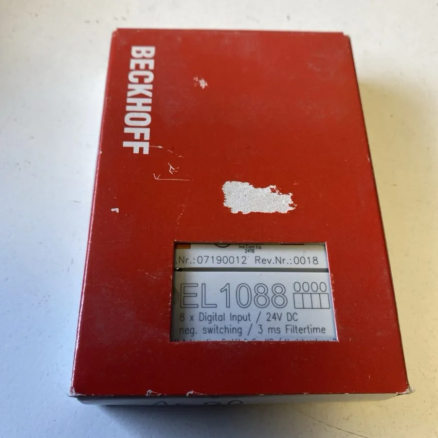 Модуль ввода-вывода Beckhoff EL1088 EtherCat 24VDC 8-Channel Digital Input Termi — фото лота 4